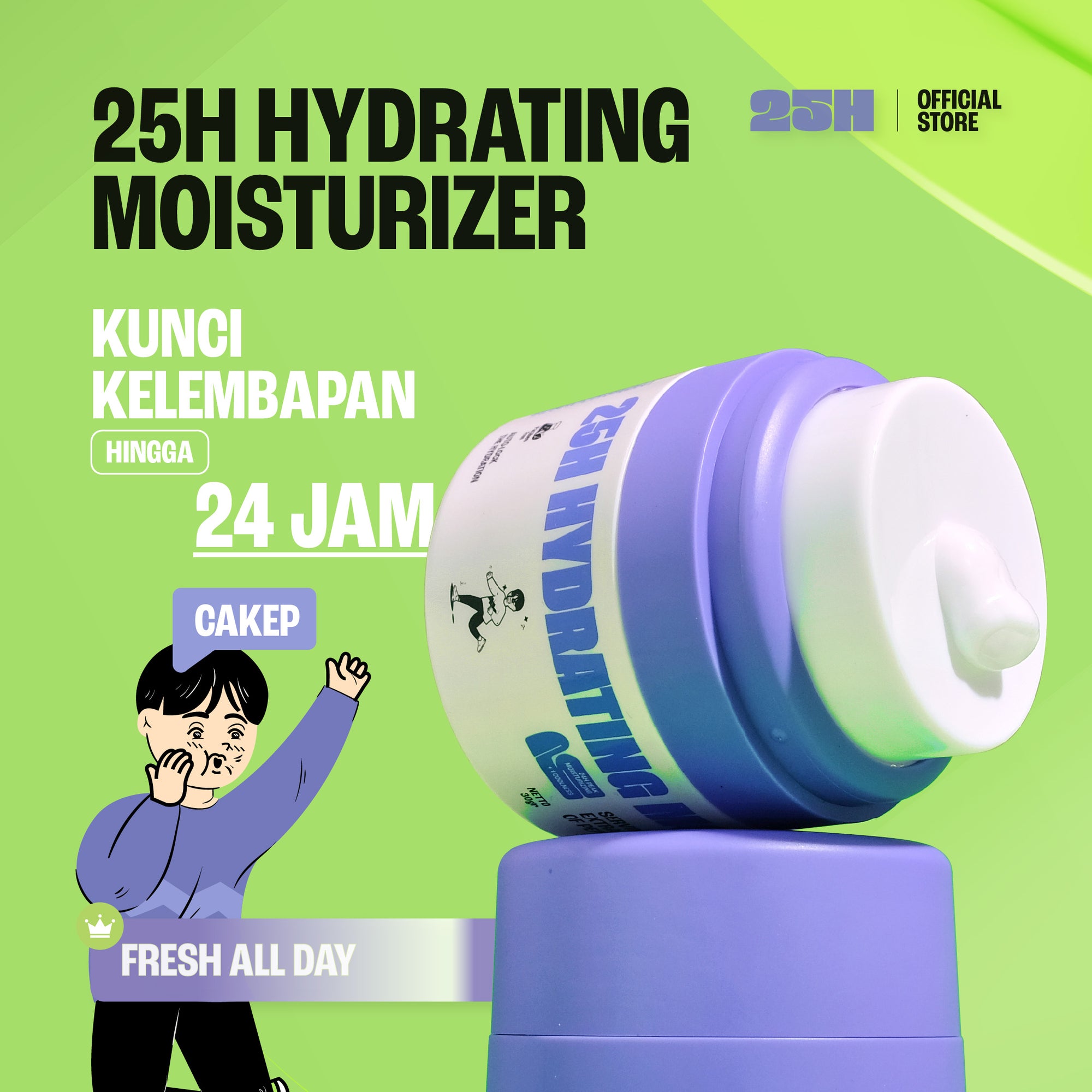 25H Hydrating Moisturizer - Melembabkan hingga 24 Jam