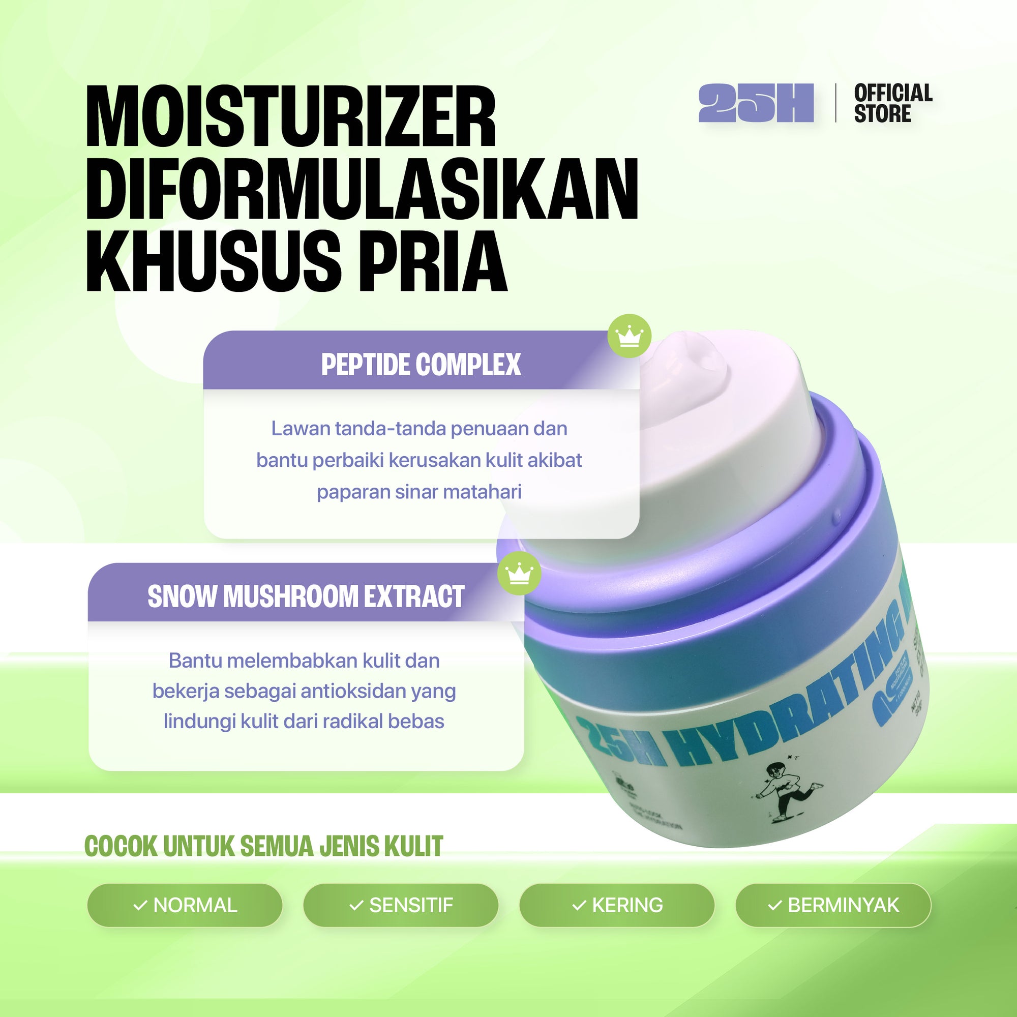 25H Hydrating Moisturizer - Melembabkan hingga 24 Jam