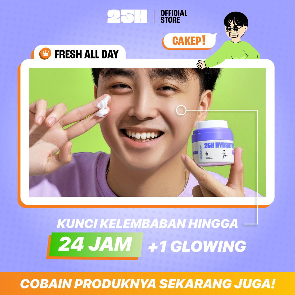 (Bundling) 25H Hydrating Moisturizer - Melembabkan hingga 24 jam