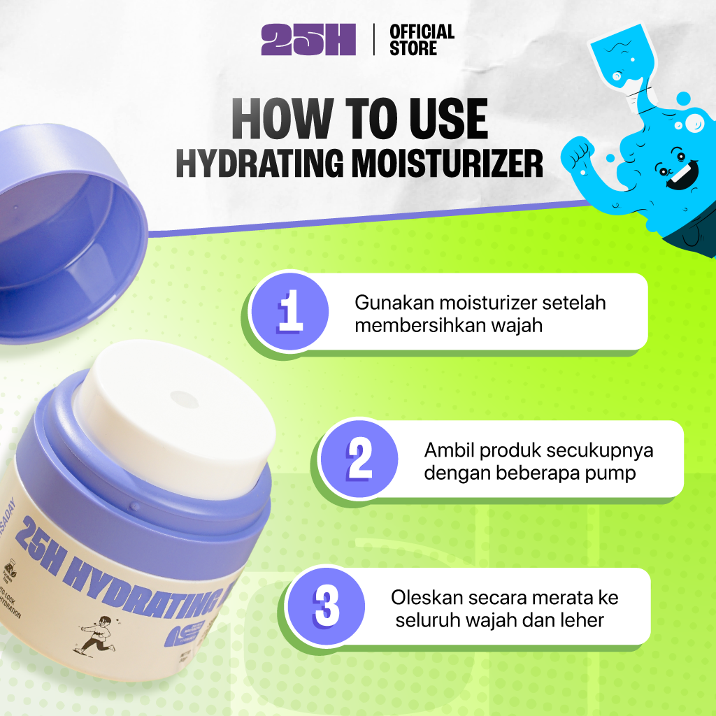 25H Skincare Starter Pack – Membersihkan & Melembabkan Wajah Bro
