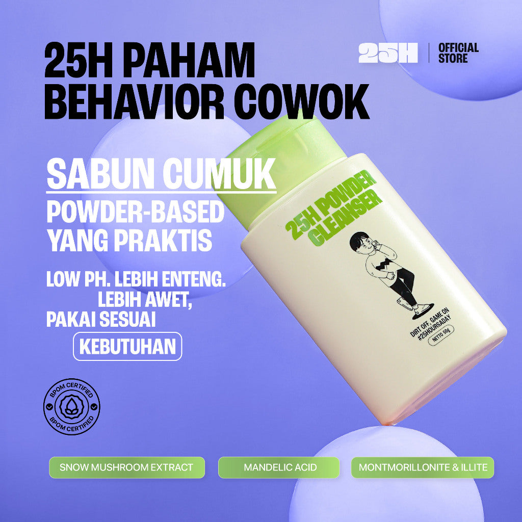 25H Skincare Starter Pack – Membersihkan & Melembabkan Wajah Bro