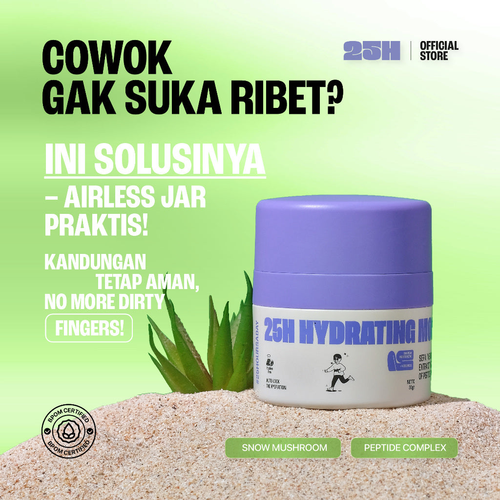 25H Skincare Starter Pack – Membersihkan & Melembabkan Wajah Bro